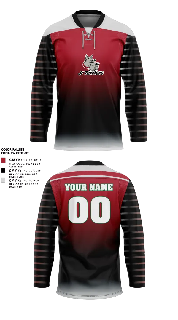 Hockey Jersey, SAM Jr Terriers, Ice Hockey, Teamtime, Team time, sublimation, custom sports apparel, team uniforms, spirit wear, spiritwear, sports uniforms, custom shirts, team store, custom team store, fundraiser sports, apparel fundraiser