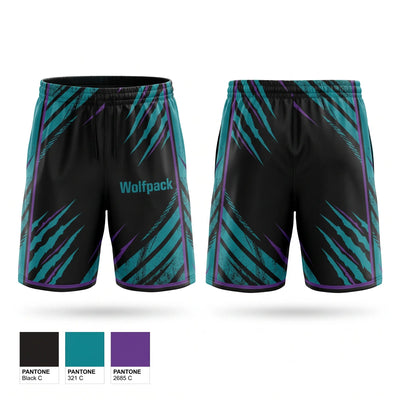 Wolfpack Athletic Shorts With Pockets - 1