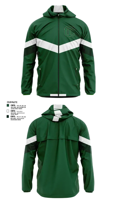 Cass Technical High School Girls Varsity Tennis Team 63156221 Windbreaker - 3