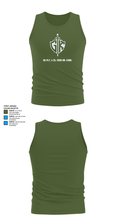 HQ PLT, A CO, USDB BN (CORR) 15623117 Tank Top - 59