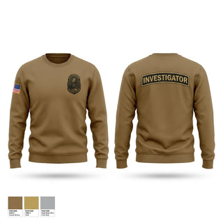 Crew Neck Sweatshirt, 18 Security Forces Squadron, Air Force, Teamtime, Team time, sublimation, custom sports apparel, team uniforms, spirit wear, spiritwear, sports uniforms, custom shirts, team store, custom team store, fundraiser sports, apparel fundraiser