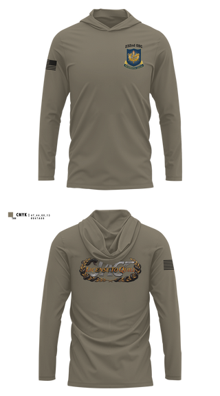 Long Sleeve Performance Shirt with hood, TJAGCLS, Army, Teamtime, Team time, sublimation, custom sports apparel, team uniforms, spirit wear, spiritwear, sports uniforms, custom shirts, team store, custom team store, fundraiser sports, apparel fundraiser