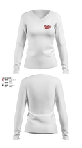 Bluegrass Lightning Belles Women's Long Sleeve V-neck Shirt - 9