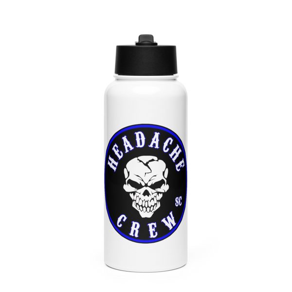 Headache crew 28675276 Stainless Steel Water Bottle with a Straw Lid