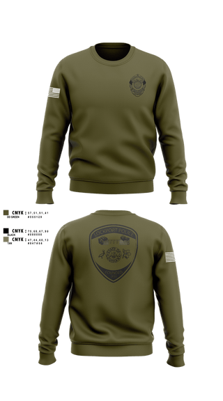 Crew Neck Sweatshirt, Lockport Police Department, Police, Teamtime, Team time, sublimation, custom sports apparel, team uniforms, spirit wear, spiritwear, sports uniforms, custom shirts, team store, custom team store, fundraiser sports, apparel fundraiser