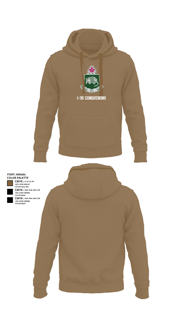 Hoodie, 1-35 conquerors, , Teamtime, Team time, sublimation, custom sports apparel, team uniforms, spirit wear, spiritwear, sports uniforms, custom shirts, team store, custom team store, fundraiser sports, apparel fundraiser