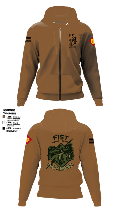 HHB 160th FIST 59313657 Zip Hoodie - 3