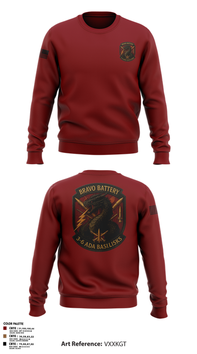 Bravo 3-6 ADA 76703101 Crew Neck Sweatshirt - 108