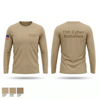 Long Sleeve Performance Shirt, 11th Cyber Battalion, Army, Teamtime, Team time, sublimation, custom sports apparel, team uniforms, spirit wear, spiritwear, sports uniforms, custom shirts, team store, custom team store, fundraiser sports, apparel fundraiser