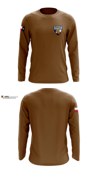 Long Sleeve Performance Shirt, Yoakum County Sheriff’s Office, Police, Teamtime, Team time, sublimation, custom sports apparel, team uniforms, spirit wear, spiritwear, sports uniforms, custom shirts, team store, custom team store, fundraiser sports, apparel fundraiser