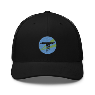 World Famous Black Ravens 41628241 Retro Trucker Hat | Yupoong 6606
