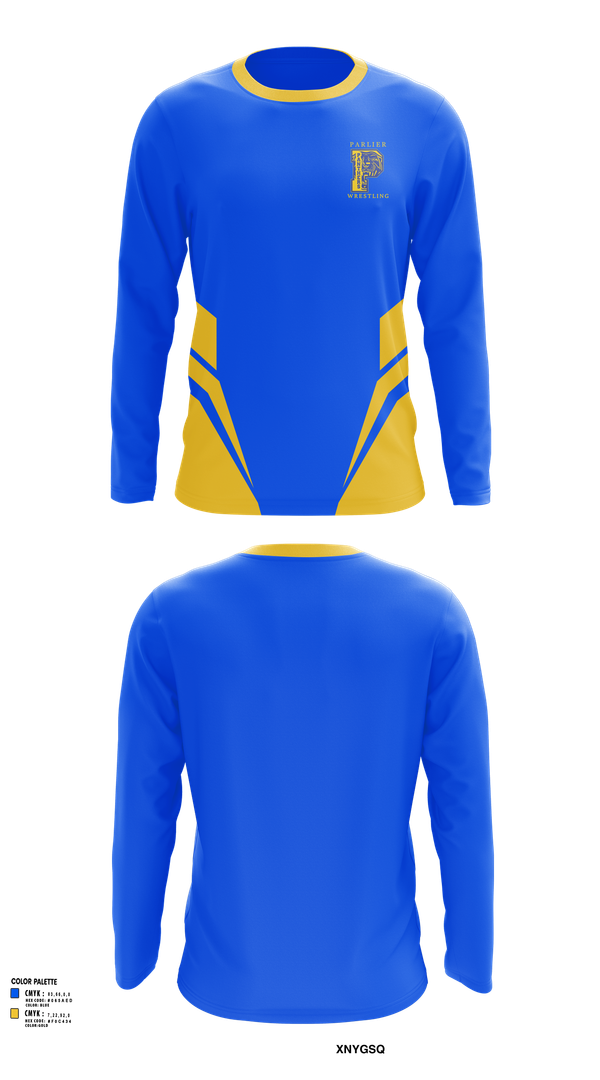 Long Sleeve Performance Shirt, Parlier Panthers Wrestling, Wrestling, Teamtime, Team time, sublimation, custom sports apparel, team uniforms, spirit wear, spiritwear, sports uniforms, custom shirts, team store, custom team store, fundraiser sports, apparel fundraiser