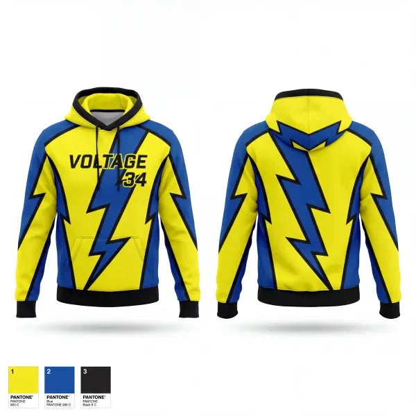 Hoodie, Voltage, Softball, Teamtime, Team time, sublimation, custom sports apparel, team uniforms, spirit wear, spiritwear, sports uniforms, custom shirts, team store, custom team store, fundraiser sports, apparel fundraiser