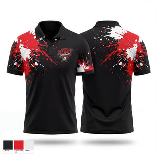 Short Sleeve Performance Polo, Ohio Blast, Softball, Teamtime, Team time, sublimation, custom sports apparel, team uniforms, spirit wear, spiritwear, sports uniforms, custom shirts, team store, custom team store, fundraiser sports, apparel fundraiser
