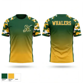 Old School Cotton Feel Shirt, Whalers, Wrestling, Teamtime, Team time, sublimation, custom sports apparel, team uniforms, spirit wear, spiritwear, sports uniforms, custom shirts, team store, custom team store, fundraiser sports, apparel fundraiser