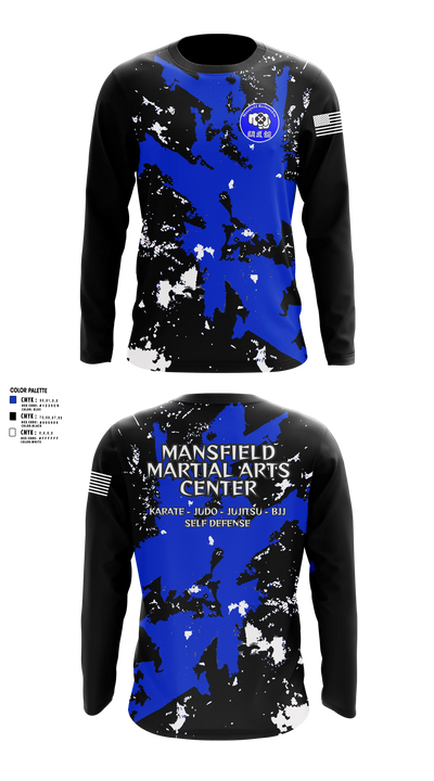 Mansfield Martial Arts Center Long Sleeve Performance Shirt - 28