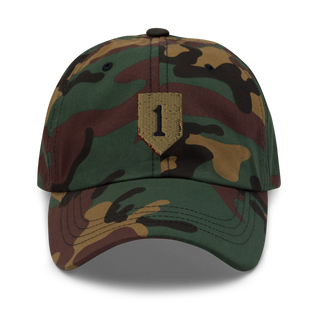 1st infantry division 88621490 Classic Dad Hat | Yupoong 6245CM