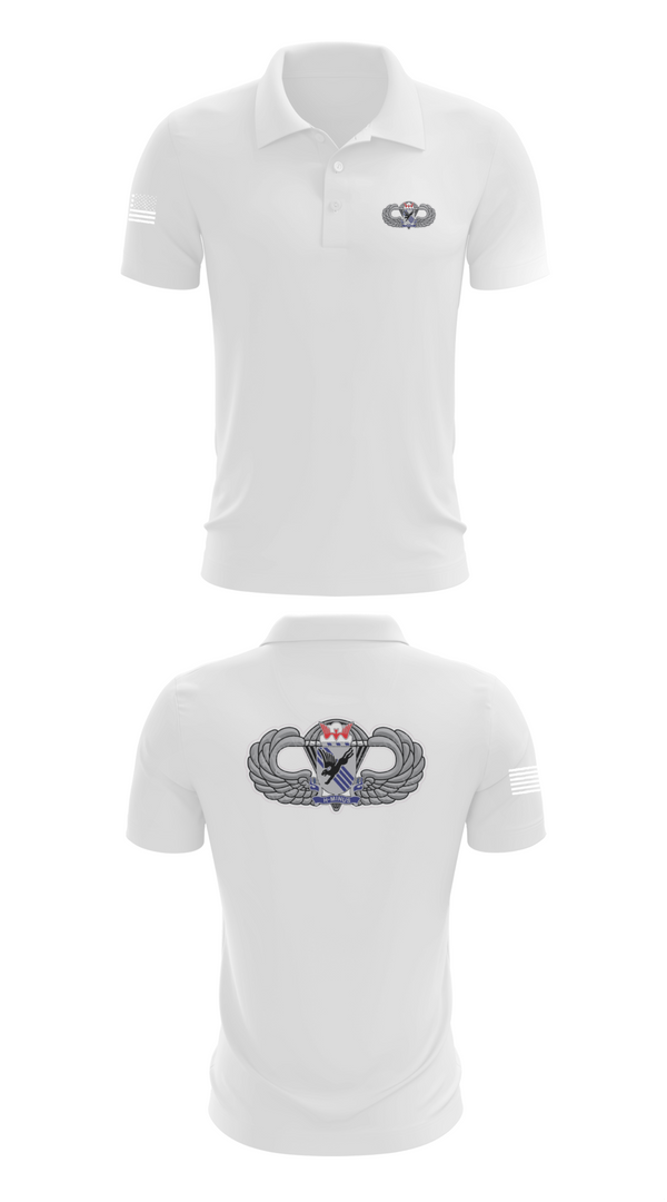 Short Sleeve Performance Polo, 1-505th PIR 82nd airborne, Army, Teamtime, Team time, sublimation, custom sports apparel, team uniforms, spirit wear, spiritwear, sports uniforms, custom shirts, team store, custom team store, fundraiser sports, apparel fundraiser