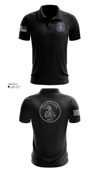 Short Sleeve Performance Polo, River Rouge Police Special Response Team, Police, Teamtime, Team time, sublimation, custom sports apparel, team uniforms, spirit wear, spiritwear, sports uniforms, custom shirts, team store, custom team store, fundraiser sports, apparel fundraiser