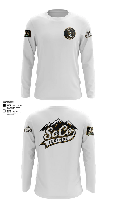SoCo Legands Long Sleeve Performance Shirt - 4