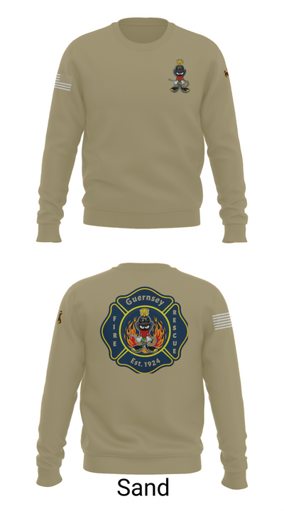 Guernsey Fire & Rescue 73903813 Crew Neck Sweatshirt - 85
