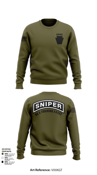 Crew Neck Sweatshirt, , National Guard, Teamtime, Team time, sublimation, custom sports apparel, team uniforms, spirit wear, spiritwear, sports uniforms, custom shirts, team store, custom team store, fundraiser sports, apparel fundraiser