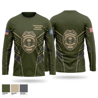 Long Sleeve Performance Shirt, South Carolina Police K9 Association, Police, Teamtime, Team time, sublimation, custom sports apparel, team uniforms, spirit wear, spiritwear, sports uniforms, custom shirts, team store, custom team store, fundraiser sports, apparel fundraiser