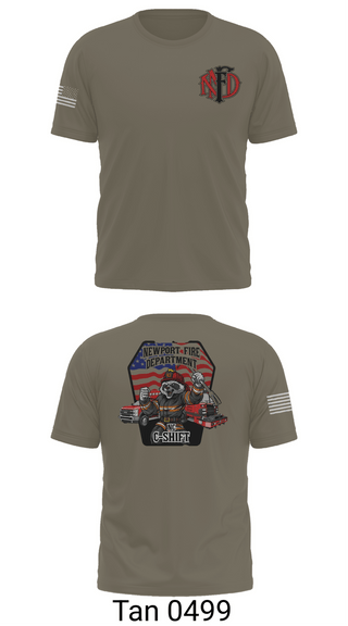 Short Sleeve Performance Shirt, Newport Fire Dept, Fire Department, Teamtime, Team time, sublimation, custom sports apparel, team uniforms, spirit wear, spiritwear, sports uniforms, custom shirts, team store, custom team store, fundraiser sports, apparel fundraiser