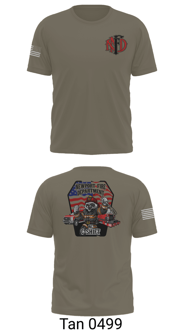 Short Sleeve Performance Shirt, Newport Fire Dept, Fire Department, Teamtime, Team time, sublimation, custom sports apparel, team uniforms, spirit wear, spiritwear, sports uniforms, custom shirts, team store, custom team store, fundraiser sports, apparel fundraiser