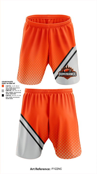 Dominance 51962035 Athletic Shorts With Pockets - 1