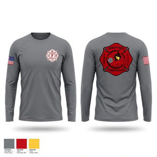 Long Sleeve Performance Shirt, IAFF Local 4275, Fire Department, Teamtime, Team time, sublimation, custom sports apparel, team uniforms, spirit wear, spiritwear, sports uniforms, custom shirts, team store, custom team store, fundraiser sports, apparel fundraiser