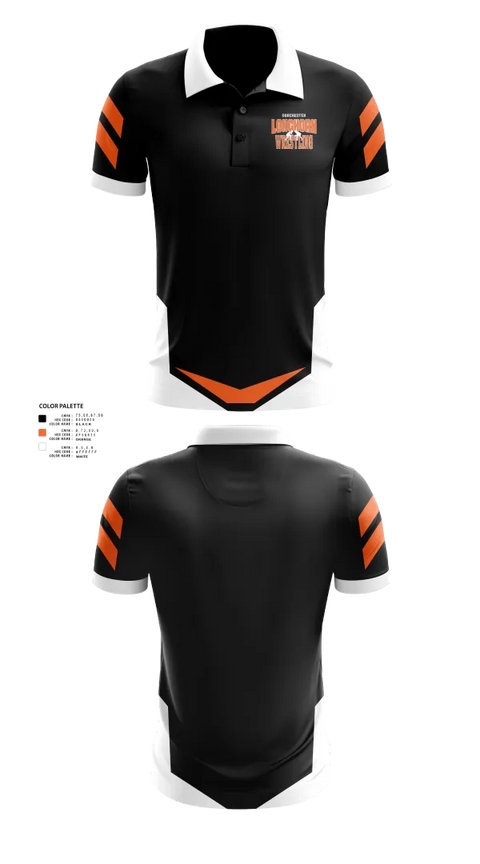 Short Sleeve Performance Polo, Dorchester Longhorn Wrestling, Wrestling, Teamtime, Team time, sublimation, custom sports apparel, team uniforms, spirit wear, spiritwear, sports uniforms, custom shirts, team store, custom team store, fundraiser sports, apparel fundraiser