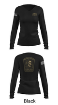 Syria linguist 93457826 Women's Long Sleeve V-neck Shirt - 37