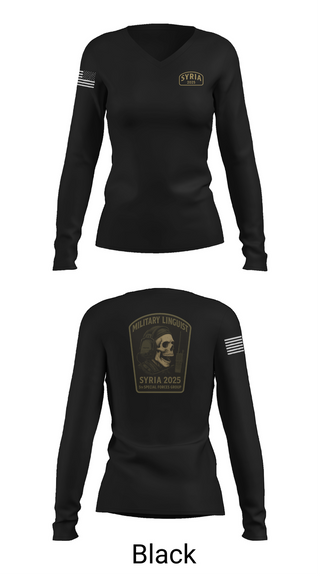 Womens Long Sleeve Vneck Shirt, , Army, Teamtime, Team time, sublimation, custom sports apparel, team uniforms, spirit wear, spiritwear, sports uniforms, custom shirts, team store, custom team store, fundraiser sports, apparel fundraiser