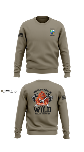 Crew Neck Sweatshirt, N.Bryan, Fire Department, Teamtime, Team time, sublimation, custom sports apparel, team uniforms, spirit wear, spiritwear, sports uniforms, custom shirts, team store, custom team store, fundraiser sports, apparel fundraiser