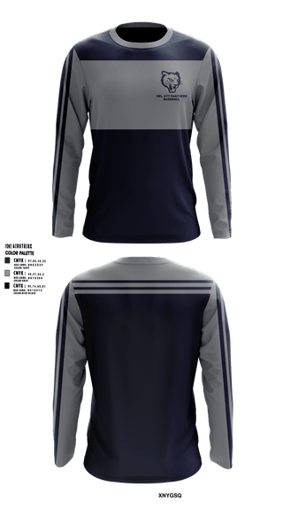 Long Sleeve Performance Shirt, Mel Ott Panthers, Baseball, Teamtime, Team time, sublimation, custom sports apparel, team uniforms, spirit wear, spiritwear, sports uniforms, custom shirts, team store, custom team store, fundraiser sports, apparel fundraiser