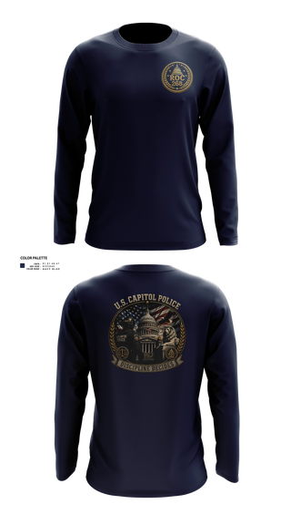 Long Sleeve Performance Shirt, USCP ROC 268, Police, Teamtime, Team time, sublimation, custom sports apparel, team uniforms, spirit wear, spiritwear, sports uniforms, custom shirts, team store, custom team store, fundraiser sports, apparel fundraiser
