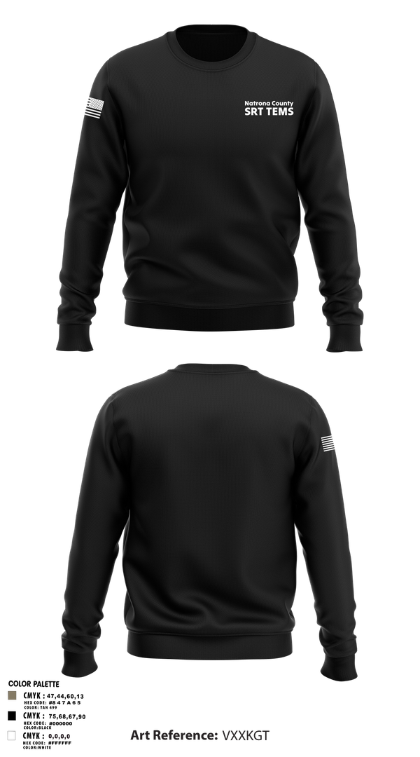 Crew Neck Sweatshirt, Natrona County SRT TEMS, , Teamtime, Team time, sublimation, custom sports apparel, team uniforms, spirit wear, spiritwear, sports uniforms, custom shirts, team store, custom team store, fundraiser sports, apparel fundraiser