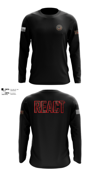 Long Sleeve Performance Shirt, Bolingbrook Police React, Police, Teamtime, Team time, sublimation, custom sports apparel, team uniforms, spirit wear, spiritwear, sports uniforms, custom shirts, team store, custom team store, fundraiser sports, apparel fundraiser