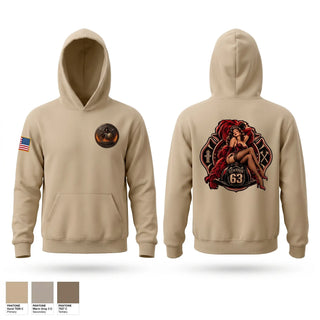 Hoodie, Cal Fire, Fire Department, Teamtime, Team time, sublimation, custom sports apparel, team uniforms, spirit wear, spiritwear, sports uniforms, custom shirts, team store, custom team store, fundraiser sports, apparel fundraiser