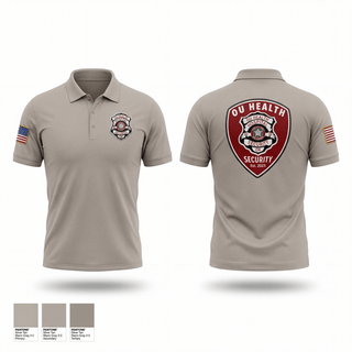Short Sleeve Performance Polo, OUH Security, Police, Teamtime, Team time, sublimation, custom sports apparel, team uniforms, spirit wear, spiritwear, sports uniforms, custom shirts, team store, custom team store, fundraiser sports, apparel fundraiser