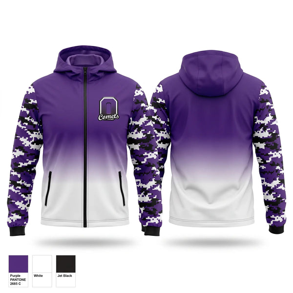 Windbreaker, Oakwood Comets, , Teamtime, Team time, sublimation, custom sports apparel, team uniforms, spirit wear, spiritwear, sports uniforms, custom shirts, team store, custom team store, fundraiser sports, apparel fundraiser