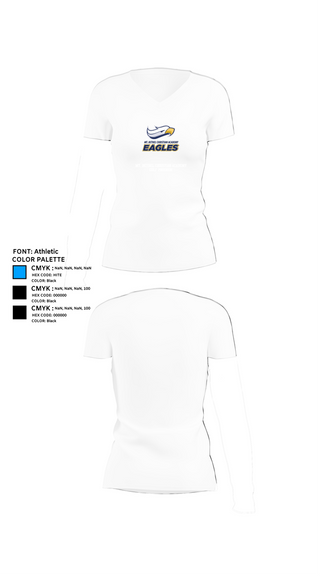 Womens Short Sleeve Vneck Shirt, Mt. Bethel Christian Academy Golf Program, Golf, Teamtime, Team time, sublimation, custom sports apparel, team uniforms, spirit wear, spiritwear, sports uniforms, custom shirts, team store, custom team store, fundraiser sports, apparel fundraiser