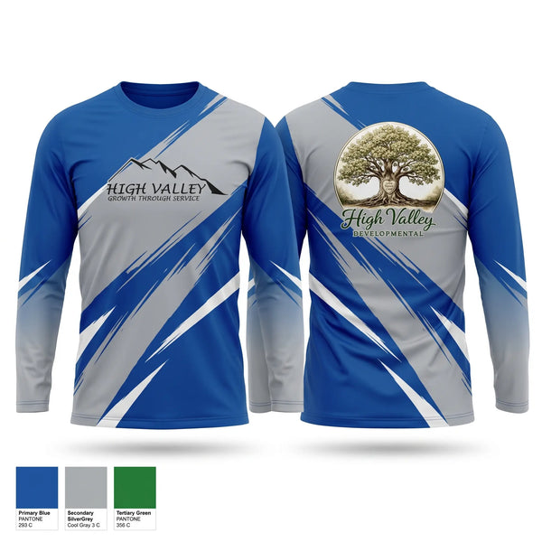 Long Sleeve Performance Shirt, High Valley Developmental, , Teamtime, Team time, sublimation, custom sports apparel, team uniforms, spirit wear, spiritwear, sports uniforms, custom shirts, team store, custom team store, fundraiser sports, apparel fundraiser