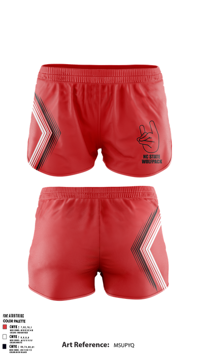Nc state Wolfpack 89789962 Women's Shorts - 1