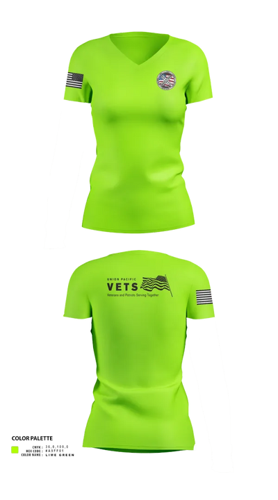 South Texas UPVETS 49501444 Women's Short Sleeve V-neck Shirt - 20