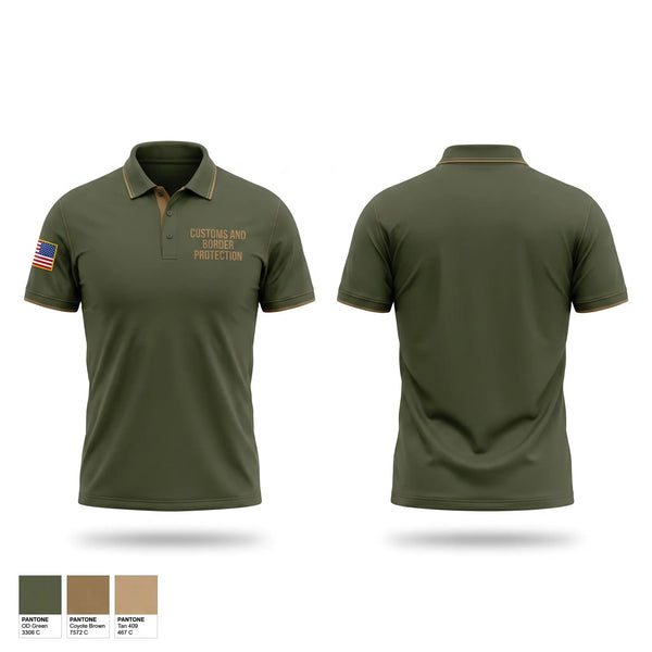 Short Sleeve Performance Polo, Customs and Border Protection, Police, Teamtime, Team time, sublimation, custom sports apparel, team uniforms, spirit wear, spiritwear, sports uniforms, custom shirts, team store, custom team store, fundraiser sports, apparel fundraiser