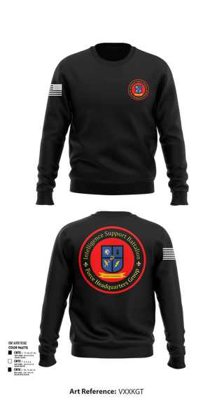 Crew Neck Sweatshirt, Intelligence Support Battalion, , Teamtime, Team time, sublimation, custom sports apparel, team uniforms, spirit wear, spiritwear, sports uniforms, custom shirts, team store, custom team store, fundraiser sports, apparel fundraiser