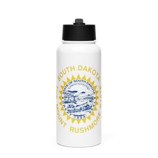 200th en co 62030282 Stainless Steel Water Bottle with a Straw Lid