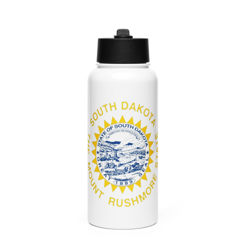 200th en co 62030282 Stainless Steel Water Bottle with a Straw Lid